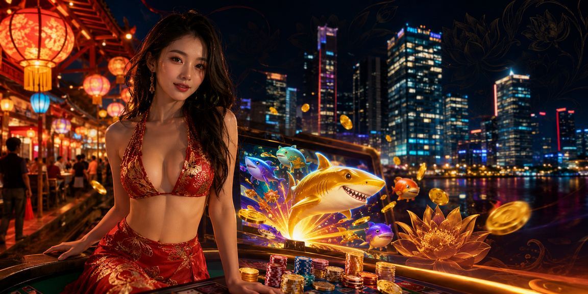 Người chơi game bắn cá tại chợ đêm Hà Nội trong không khí giải trí sôi động