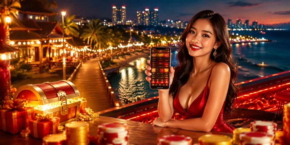 Người chơi tại Phú Quốc tận hưởng casino mobile trên bãi biển với caxeng